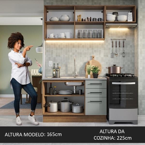 Cocina Integral Completa Modular Madesa Agata 180cm MG 09 image number null