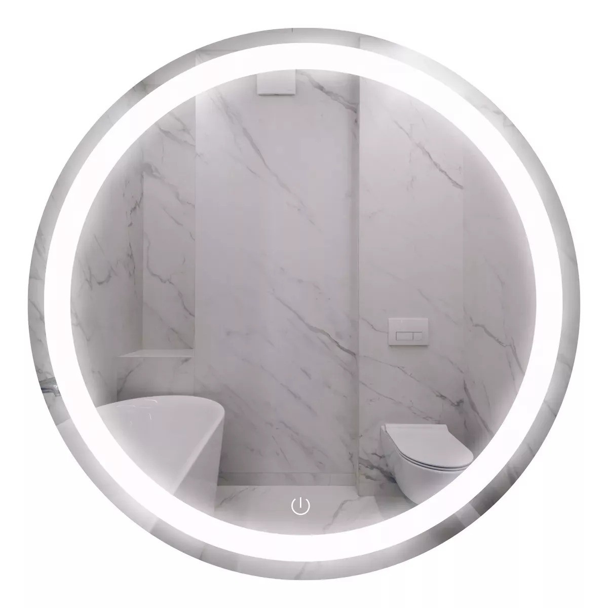Espejo Luz Led De Pared Tocador Ba&ntilde;o Touch Cambio 3 Luces image number null