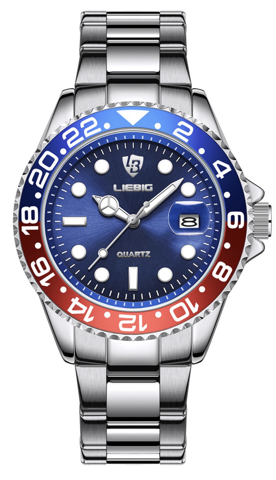 Reloj De Cuarzo Para Hombre Reloj Pulsera Impermeable L1098 image number null