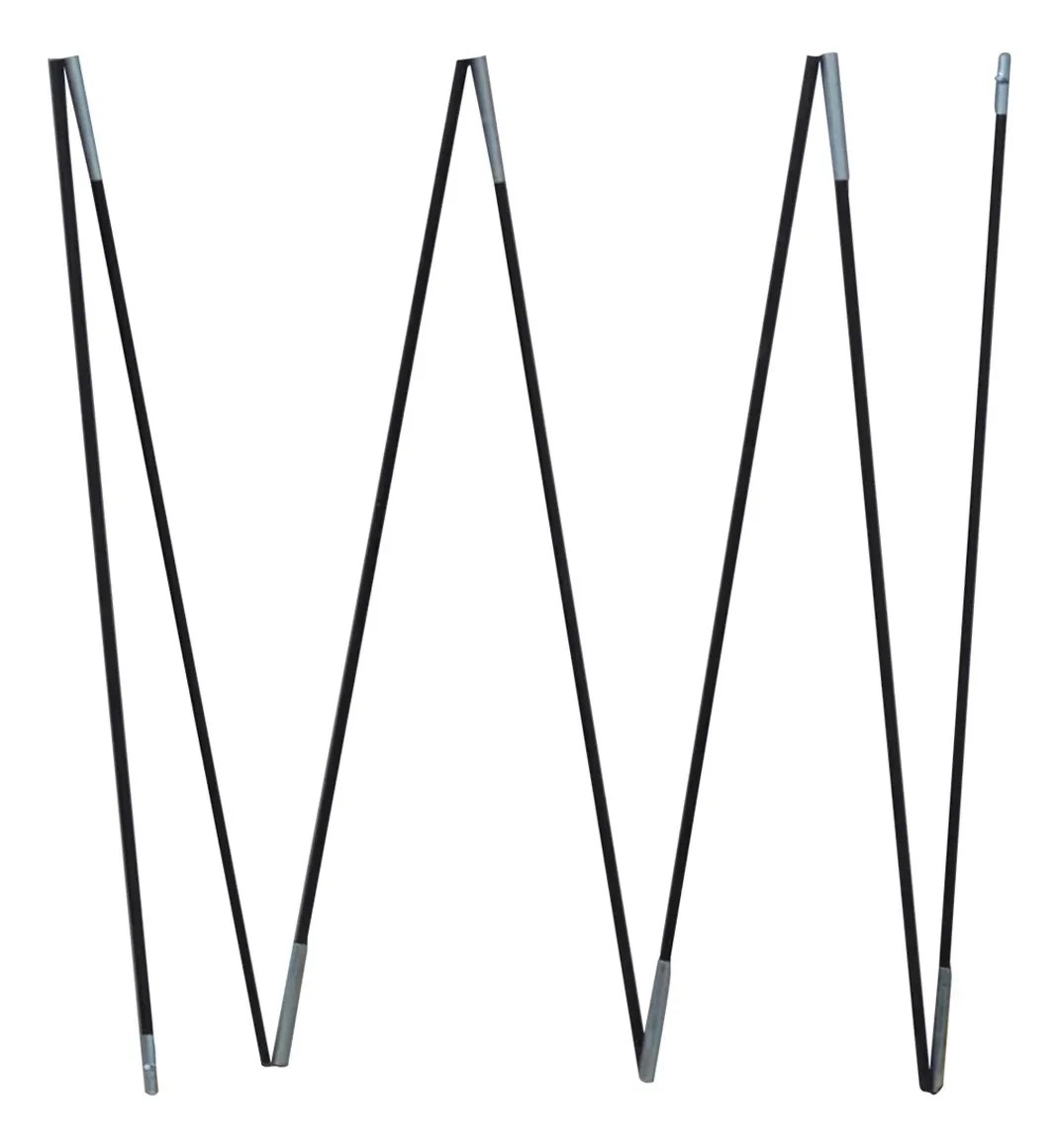 VARILLA FIBRA VIDRIO TIENDA CAMPA&Ntilde;A 2 PIEZAS 4.5MX8.5MM GIM image number null