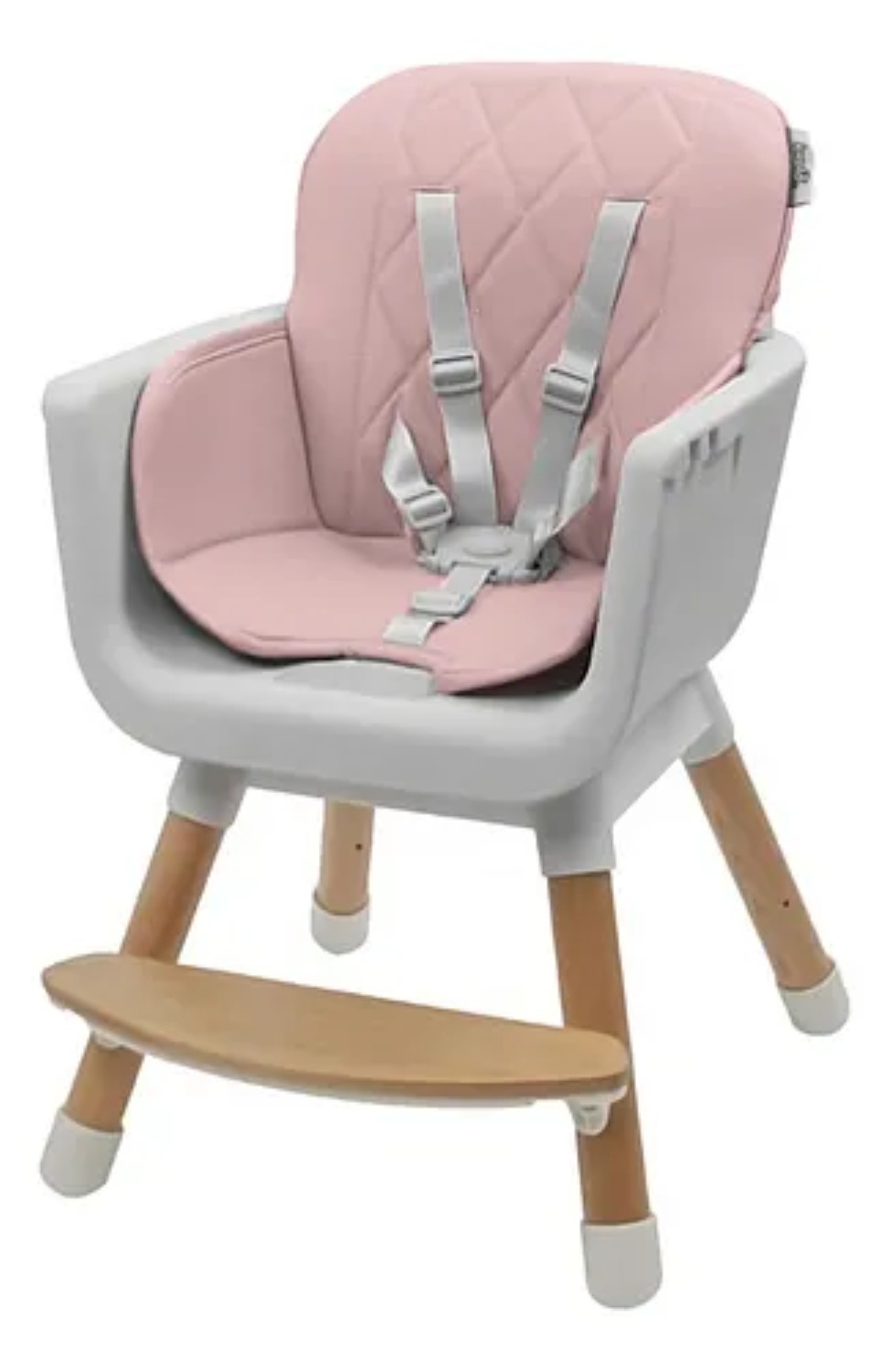 Silla alta para beb&eacute; periquera 4 en 1 Rosa image number null