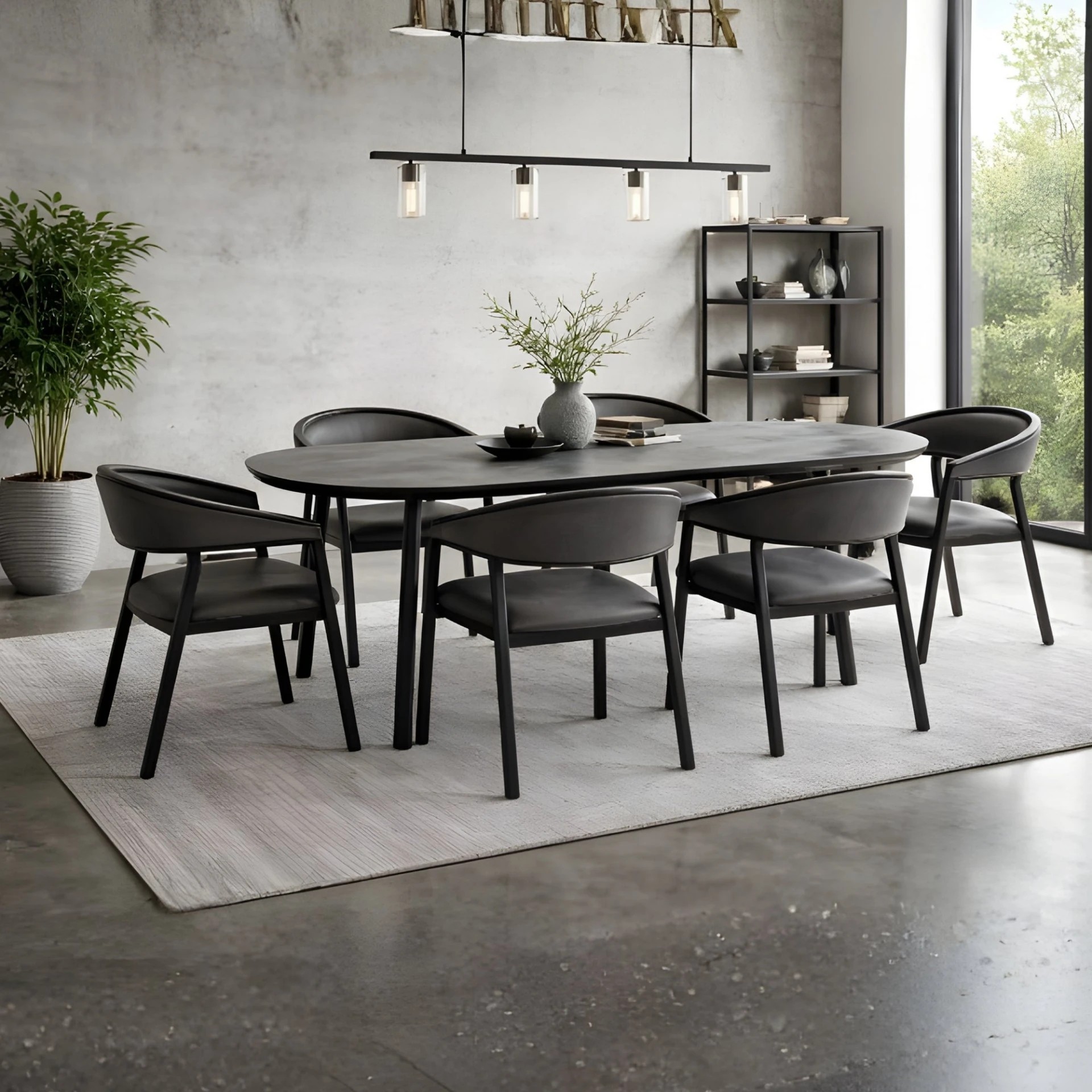 Antecomedor 6 Sillas Caminela + Caminela Gris Kessa image number null