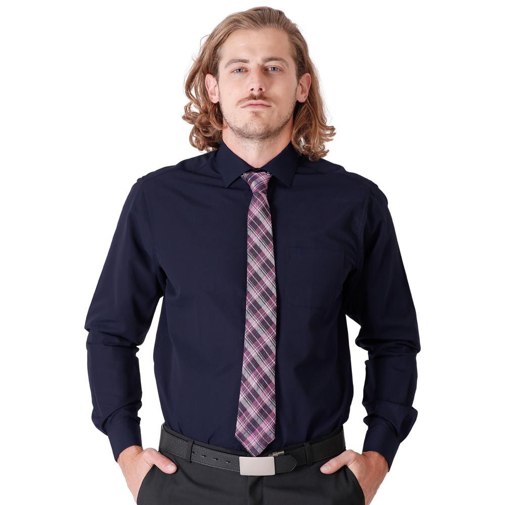 Camisa Hombre Vestir Azul Long Beach Polo Club 75103012 image number null
