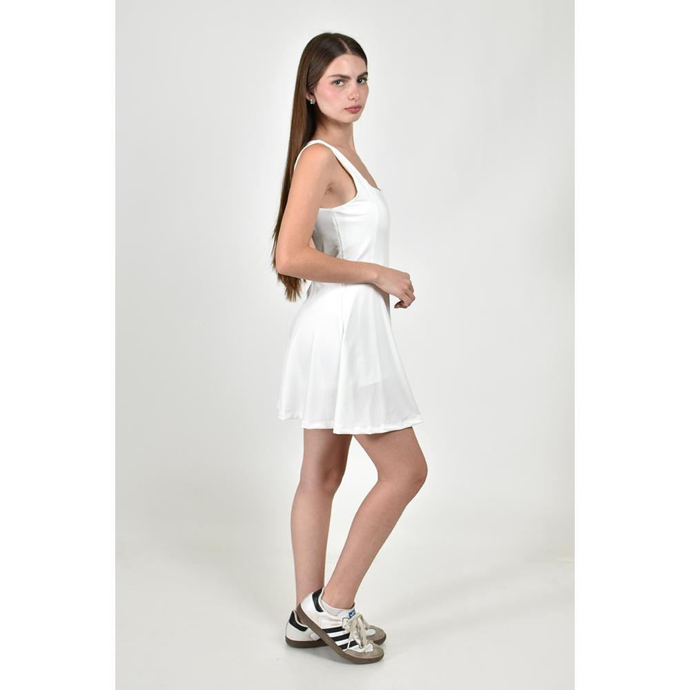 Vestido deportivo con short Roman Fashion /Juvenil, 8006 (Blanco) image number null