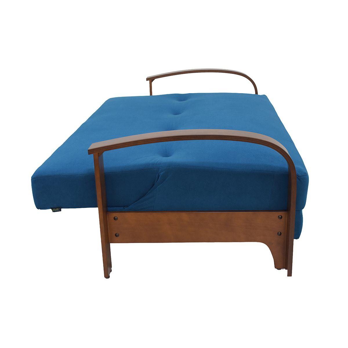 Sof&aacute; Cama Individual 237 Brazos Madera, Atlas del Descanso Color Azul image number null