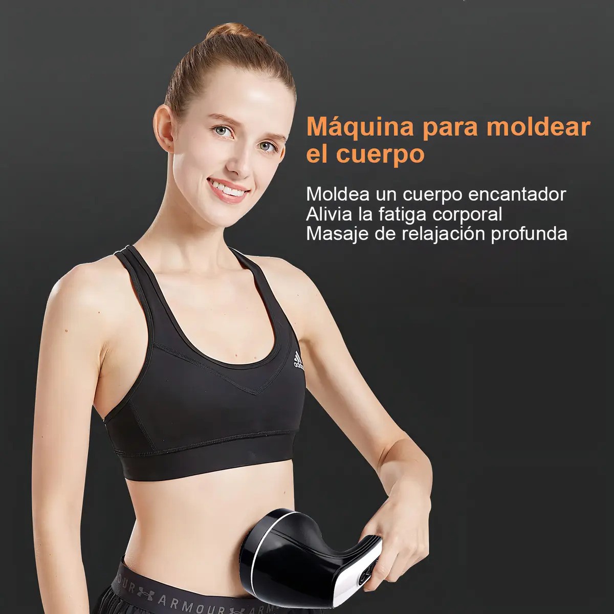 Masajeador Electrico De Espalda De Cuello De Mano Negro image number null