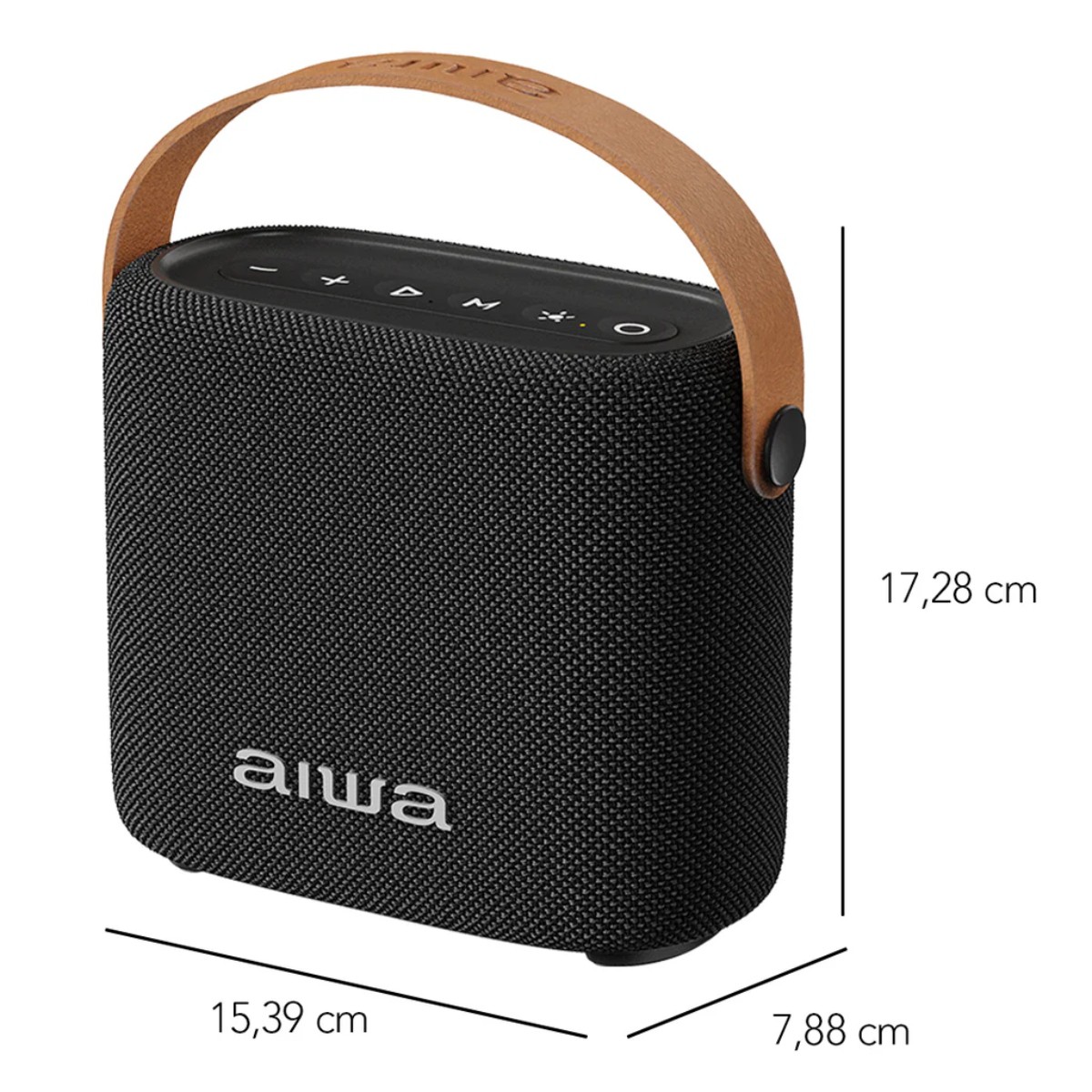 Bocina Aiwa AWS70BTB Bluetooth 7W RMS con TWS Waterproof Negro ALBY image number null