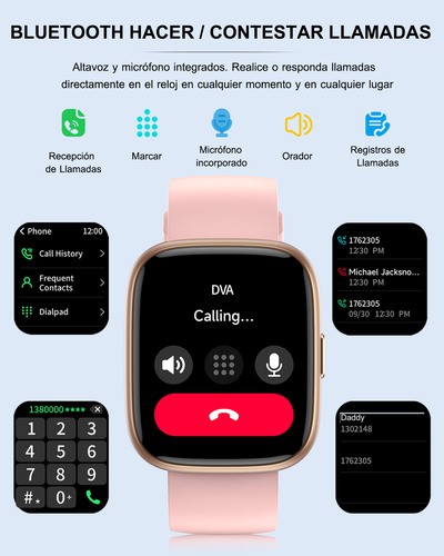 Reloj Inteligente Smartwatch Llamadas Bluetooth Para Alexa image number null