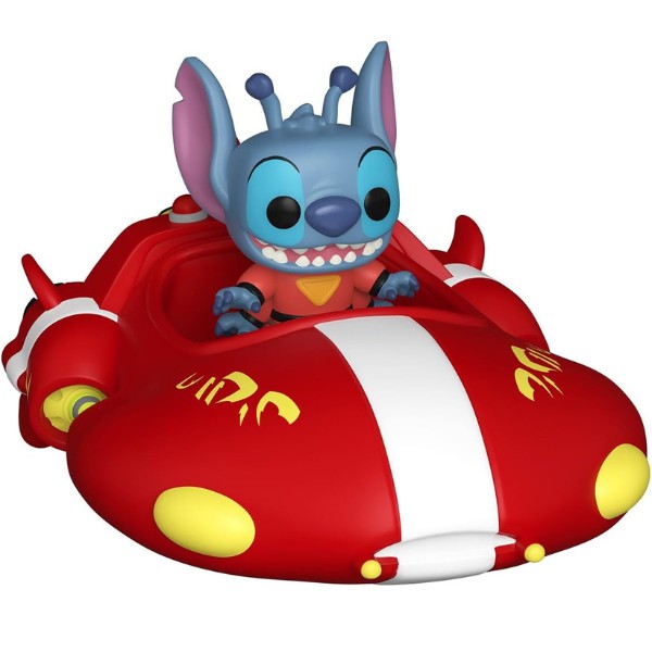 Funko Pop Bitty Ride Stitch con Nave Roja Lilo y Stitch Figura Coleccionable Mini Veh&iacute;culo Original image number null