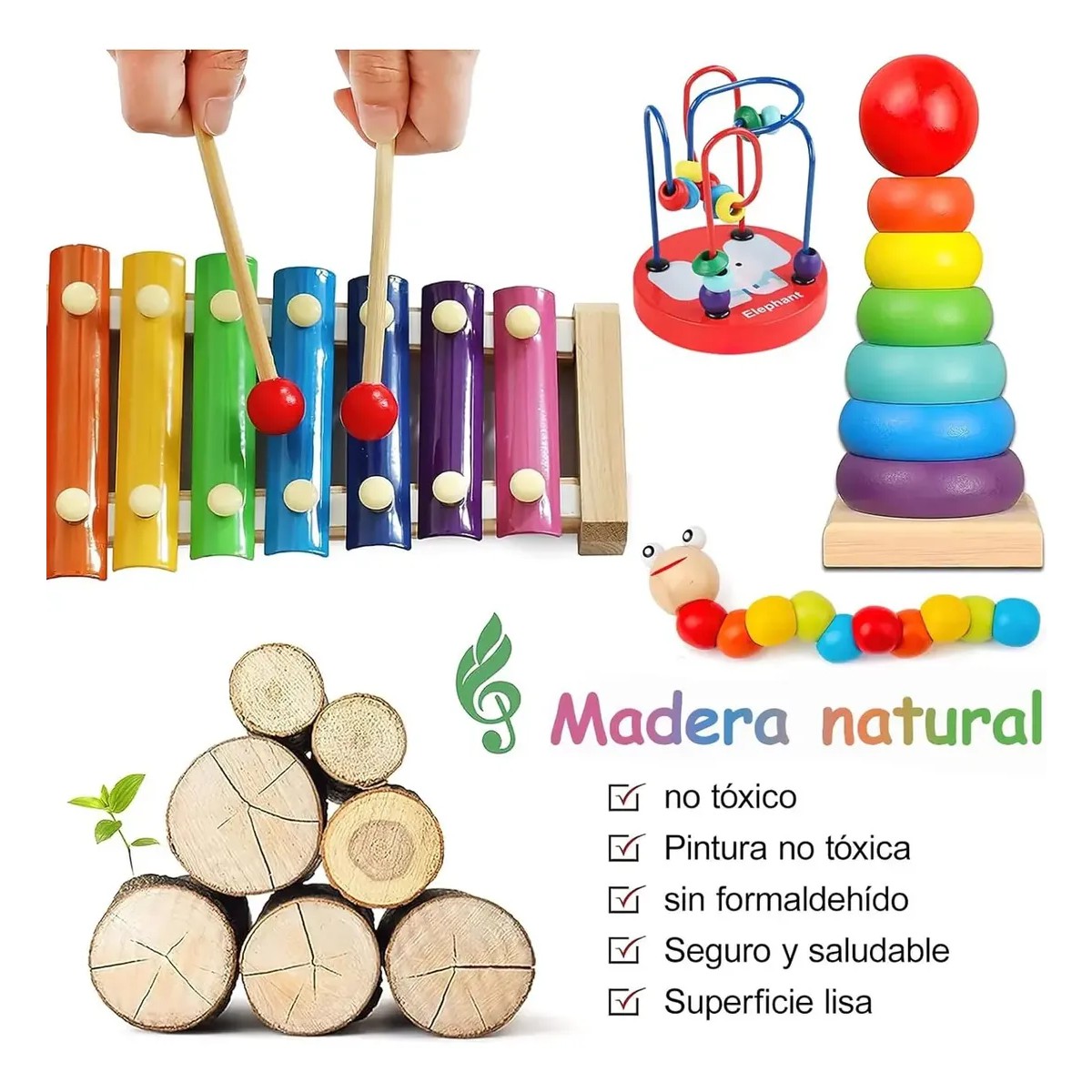 Juguetes Infantiles Estimulaci&oacute;n Temprana 5 Piezas image number null