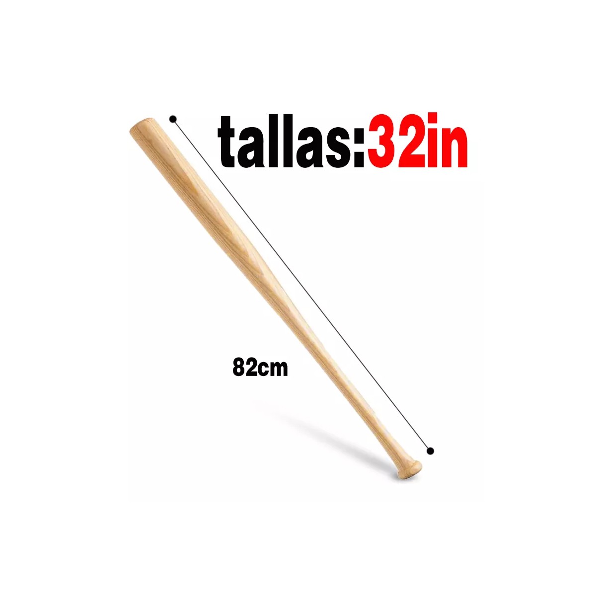 Bates B&eacute;isbol Profesional Bat Softbol Bat De Madera 32 In image number null