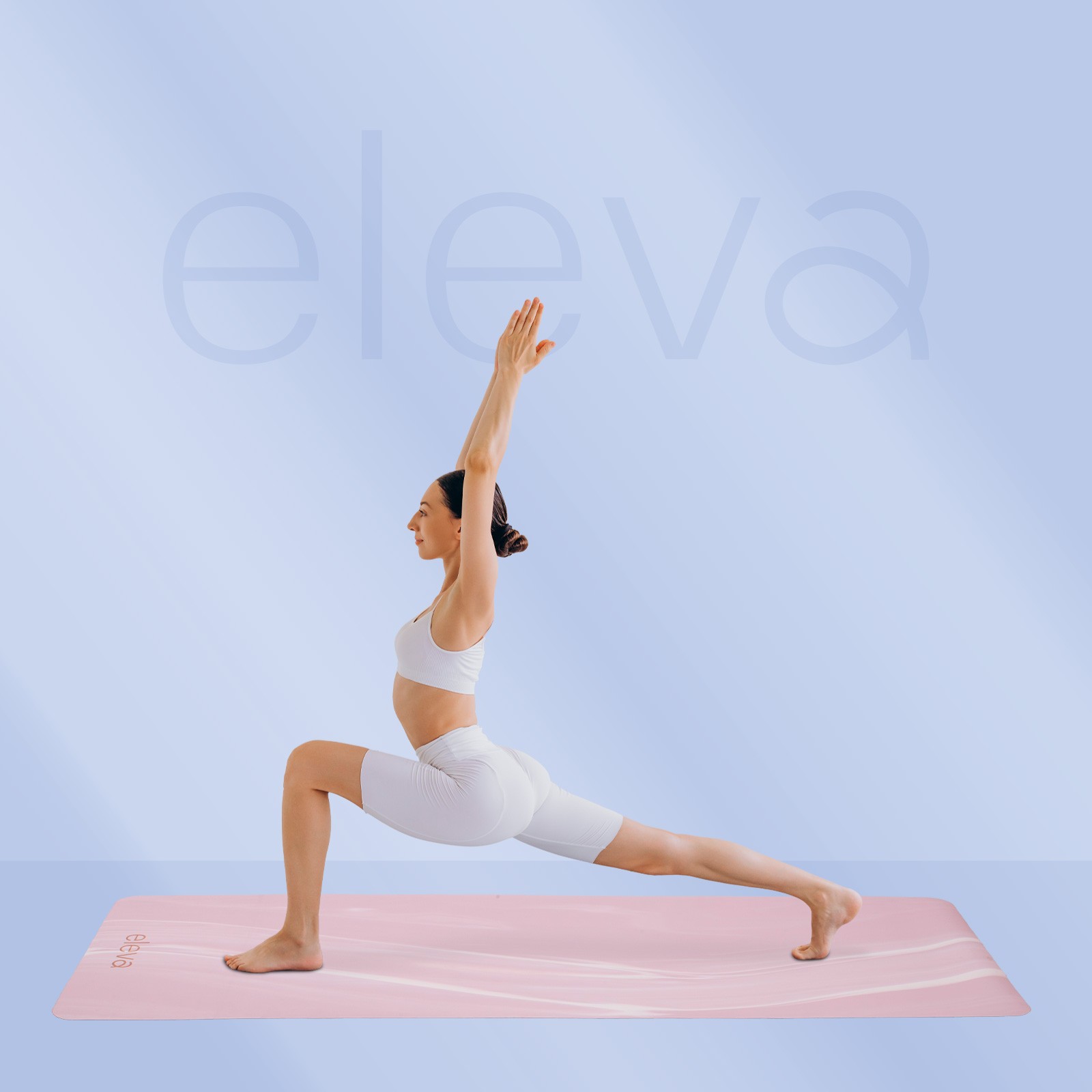 Tapete Yoga Ejercicio Eleva Mat Antiderrapante Goma Natural Color Diamond Pink image number null