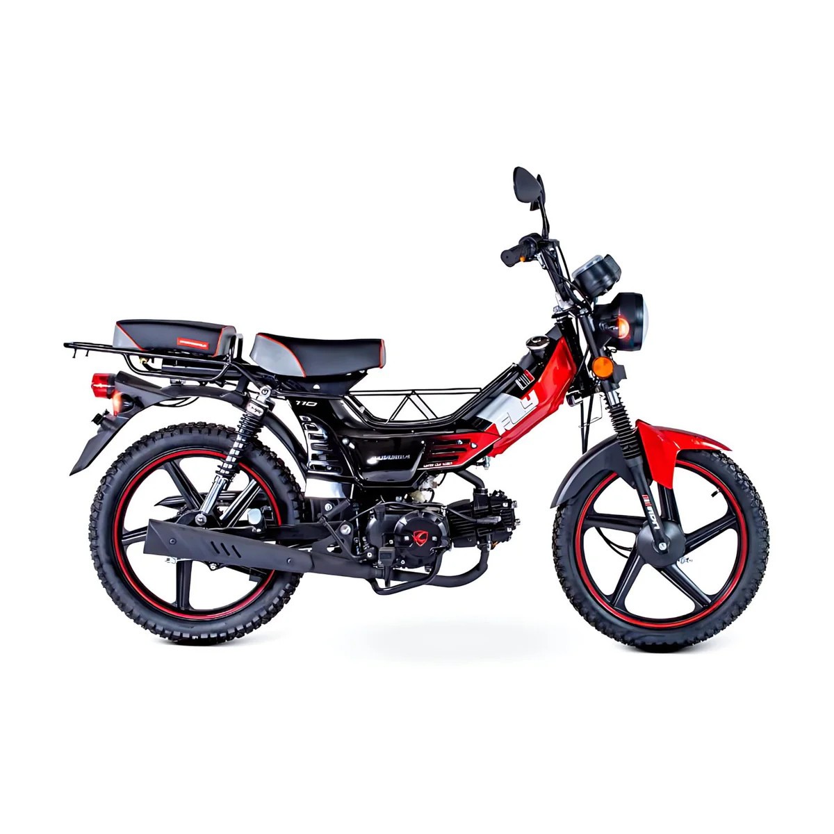 Motocicleta Carabela Fly 110cc Semiautom&aacute;tica Roja (Disponible solo en Ciudad de M&eacute;xico.) image number null