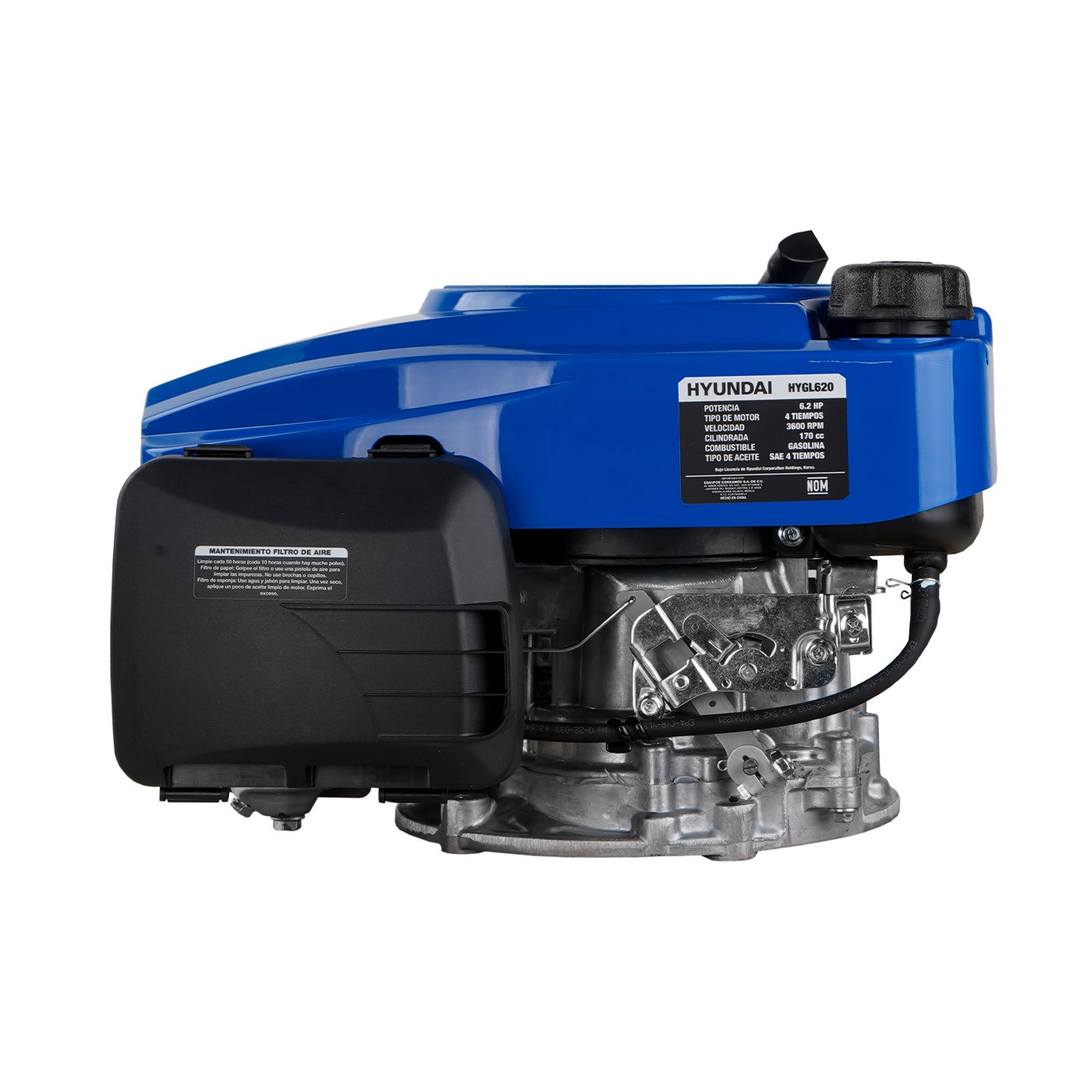 Motor A Gasolina Hyundai P/Podadora 6.2 Hp 170Cc &ndash; HYGL620 image number null
