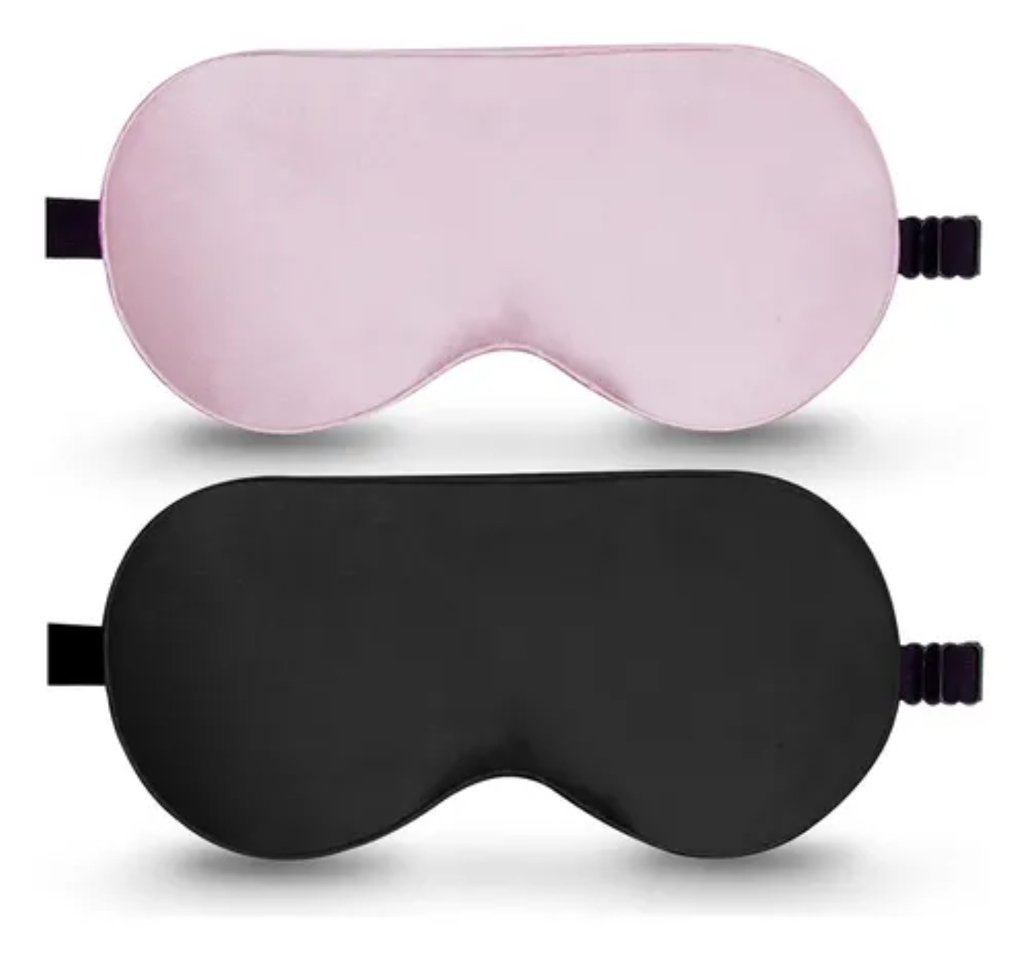 2 M&aacute;scara Antifaces Dormir Negro Rosa image number null