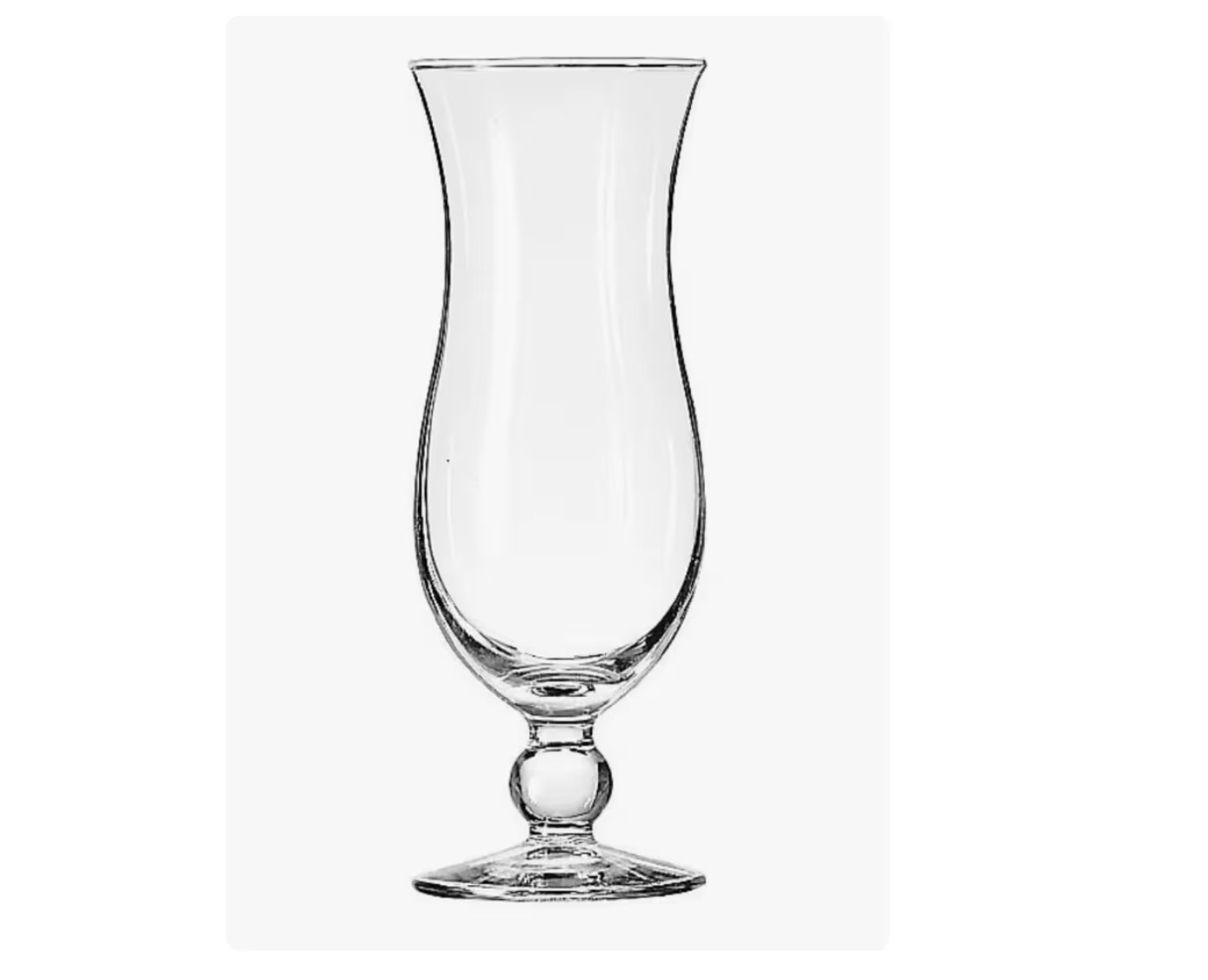 Juego De 6 Copas De Vidrio 400 Ml Huracan Cocteleria Modelo Transparente image number null