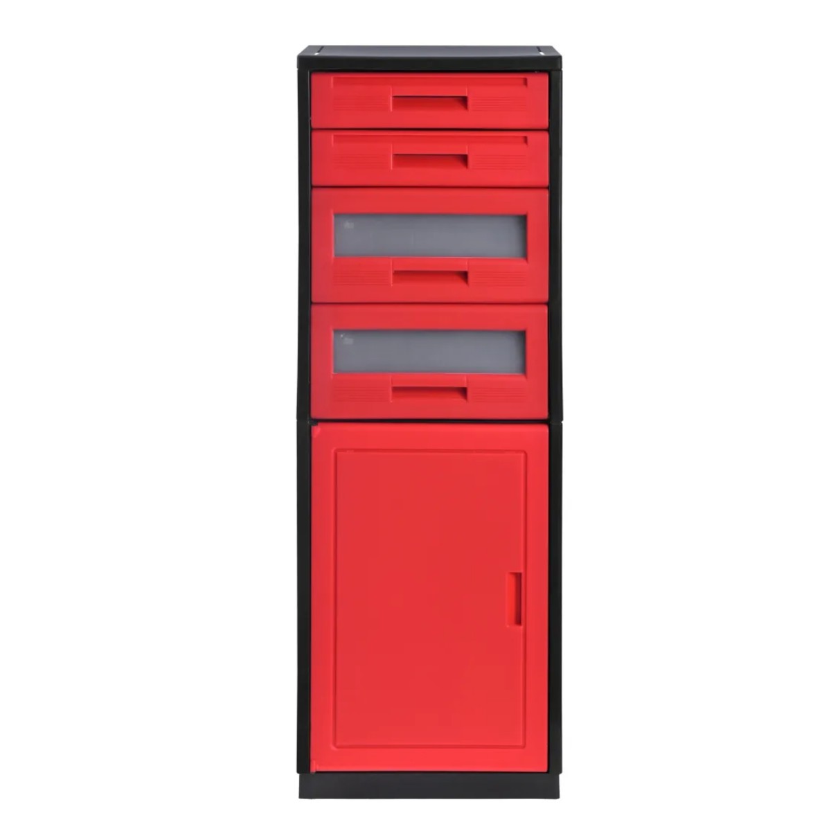 Mueble De Pl&aacute;stico Estante organizador Rojo image number null