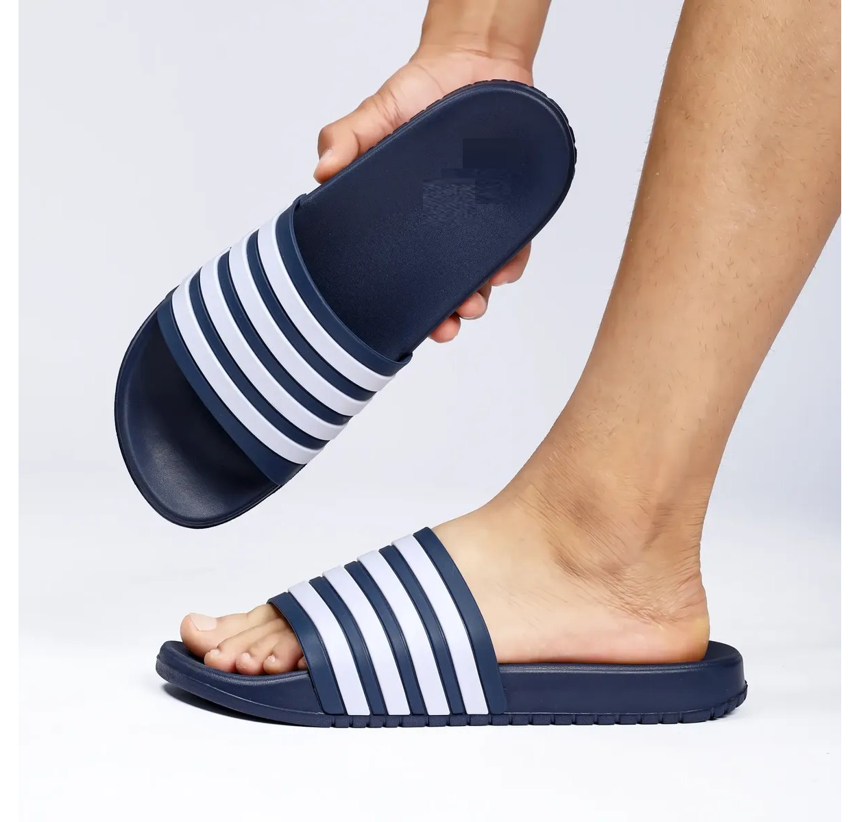 Sandalias Chanclas Suela Gruesa Azul Marino Talla 29 image number null