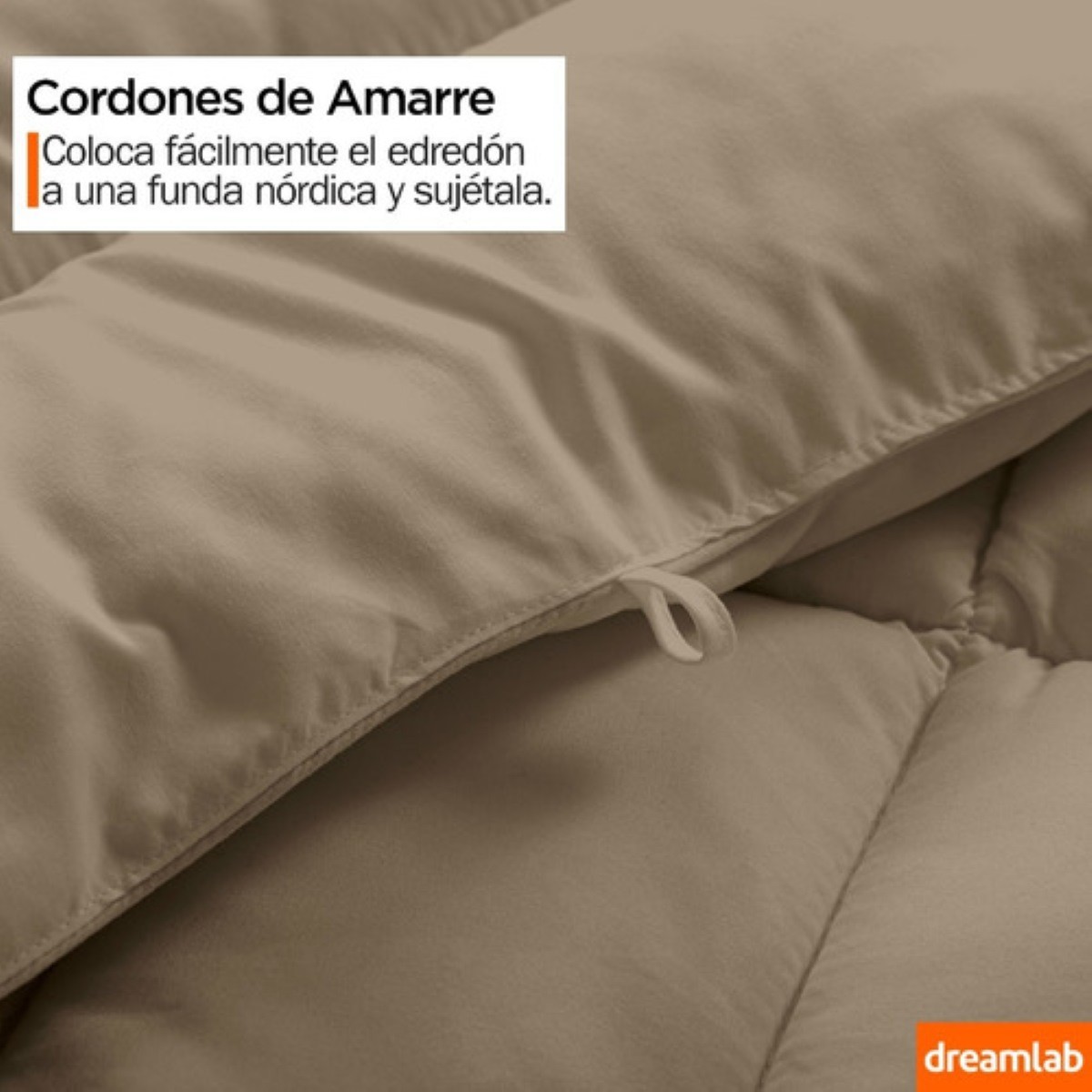 Edred&oacute;n Acolchado Relleno de Microfibras, Matrimonial Arena image number null