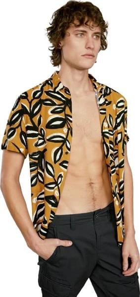 Camisa casual caballero amarillo Next & Co modelo V527 image number null
