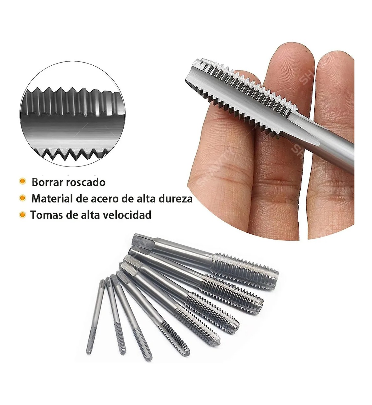 20pcs Kit De Machuelos Malubero Con Maneral Broca Ajustable image number null