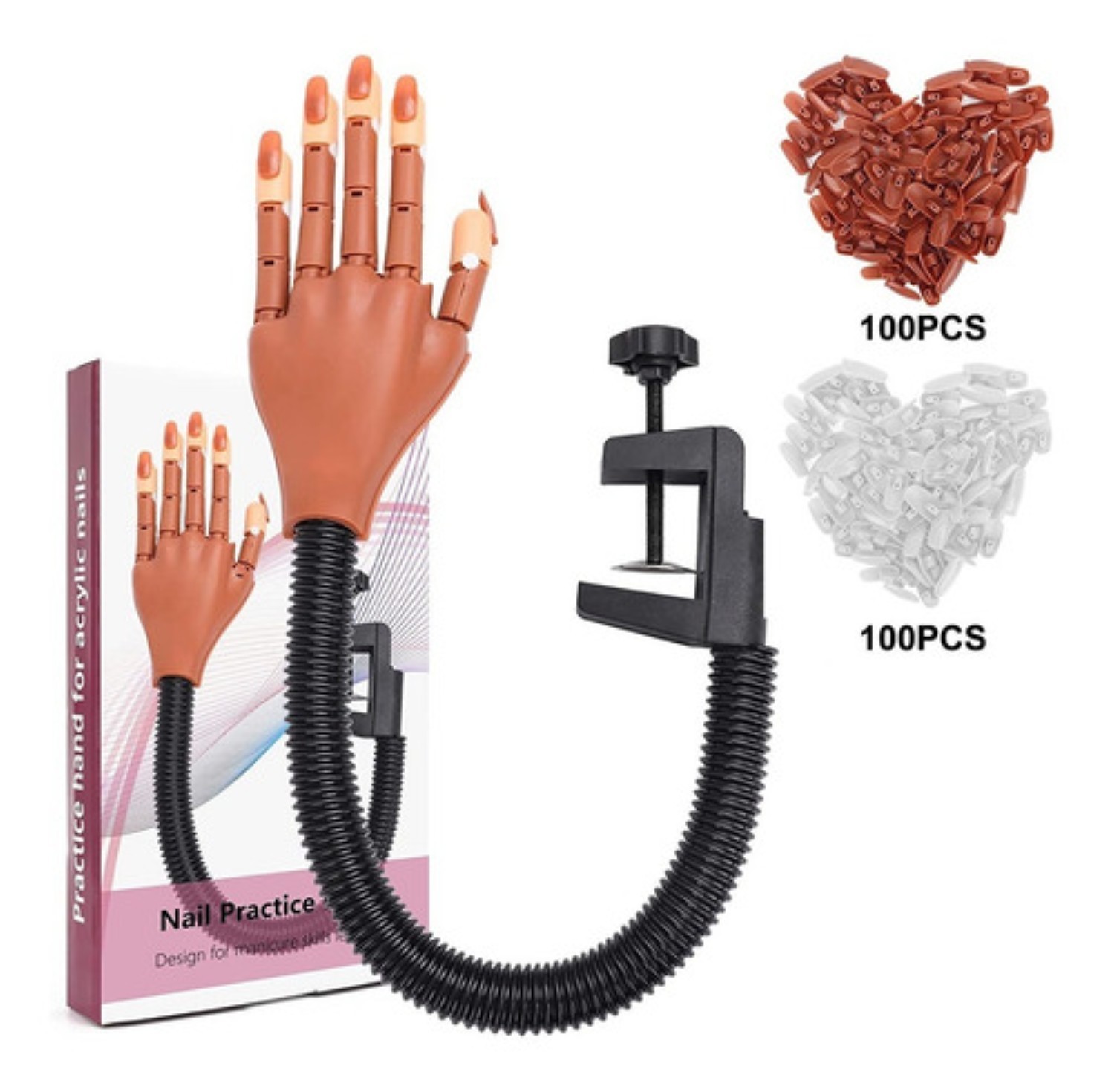 Manos Especiales Para La Pr&aacute;ctica De Las U&ntilde;as Con 100 Tips image number null
