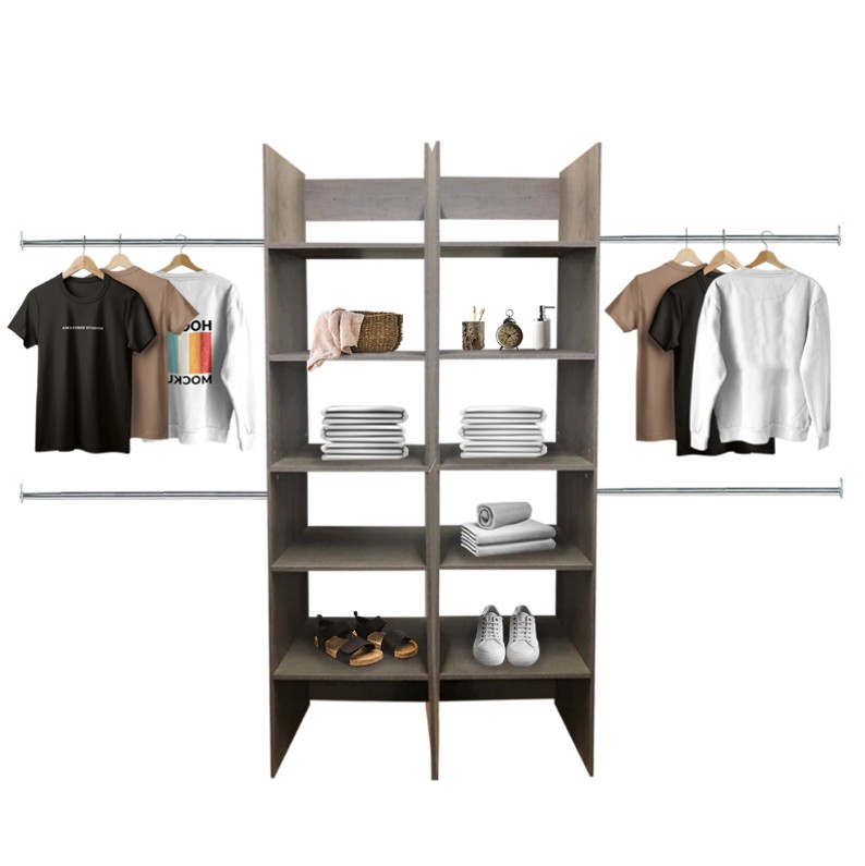 Closet Verona 2 Entrepa&ntilde;eras Premium Ajustable. image number null