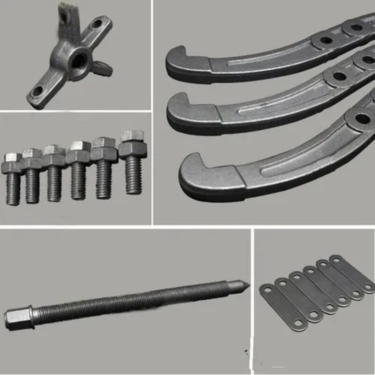 6'' Extractor Engranes Poleas Reversible Forja Brazos Mejora image number null