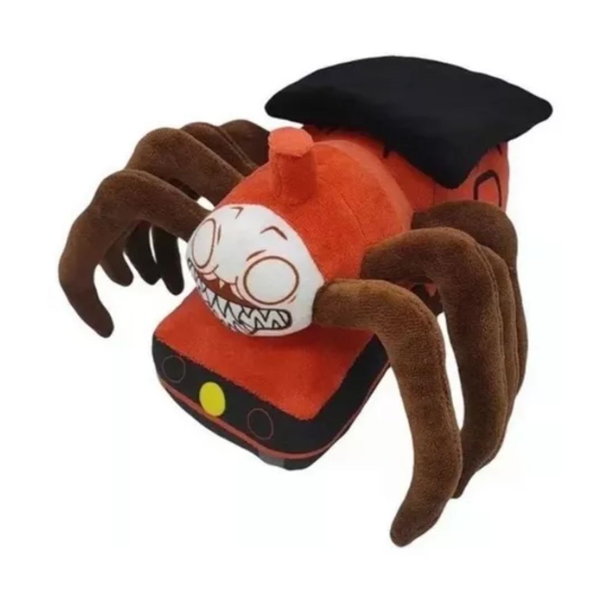 Tren Ara&ntilde;a De Peluche Marron Rojo image number null