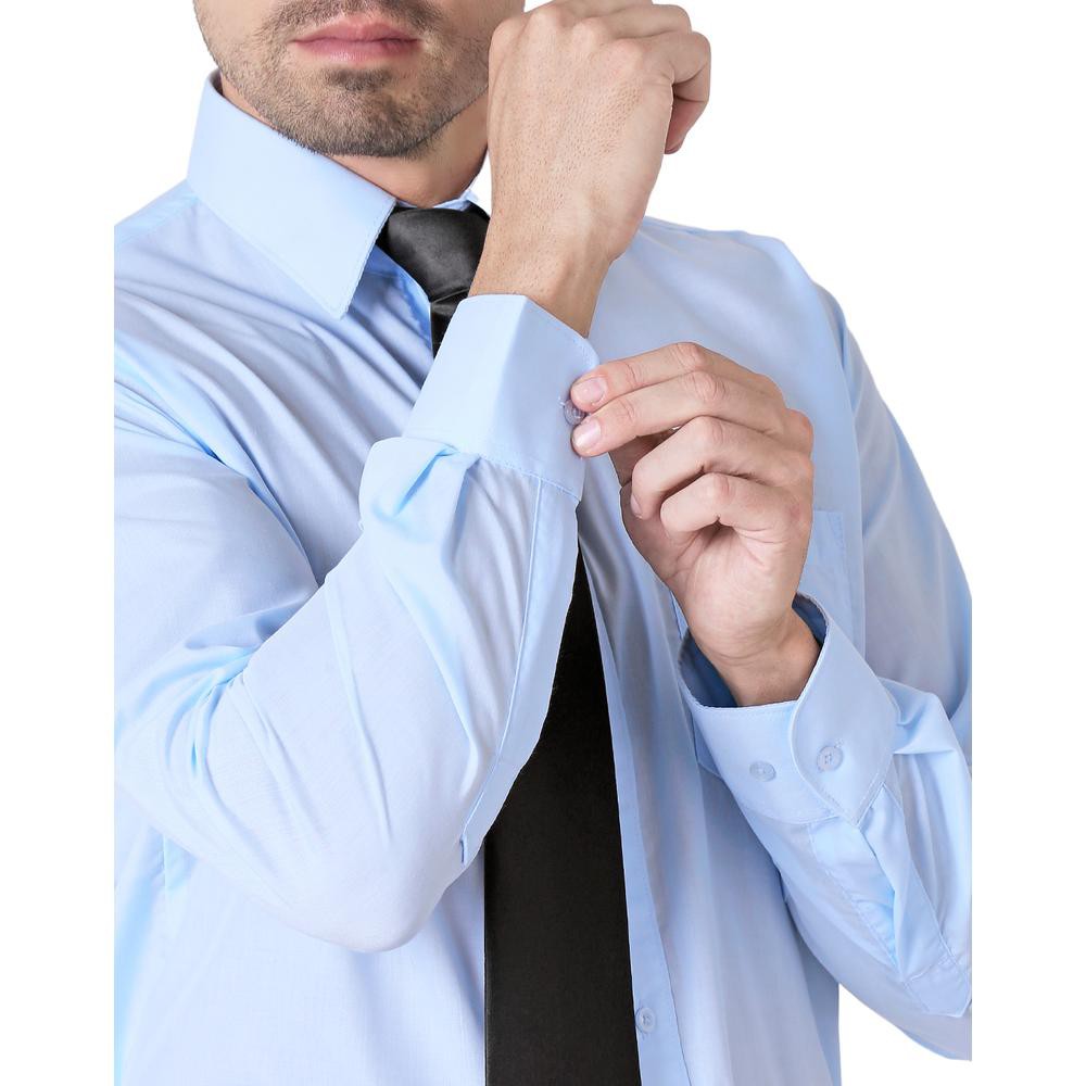 Camisa Hombre Vestir Regular Azul Lavin 54104602 image number null