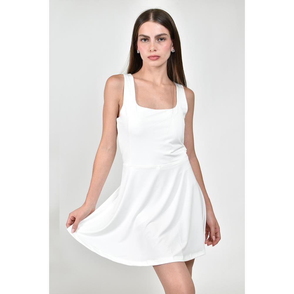 Vestido deportivo con short Roman Fashion /Juvenil, 8006 (Blanco) image number null
