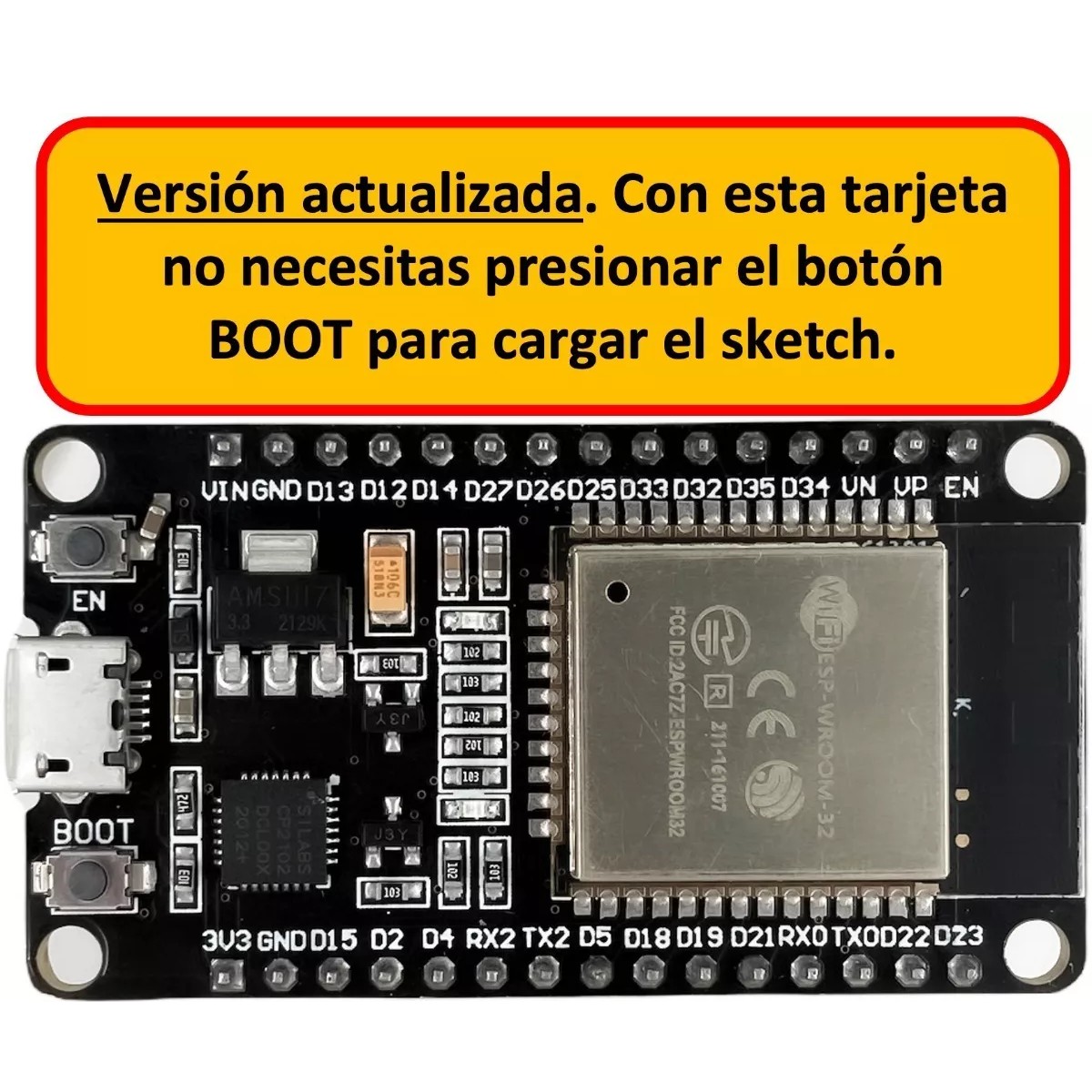 Esp32 @ 240 Mhz, Con Wifi, Bluetooth Y Ble image number null