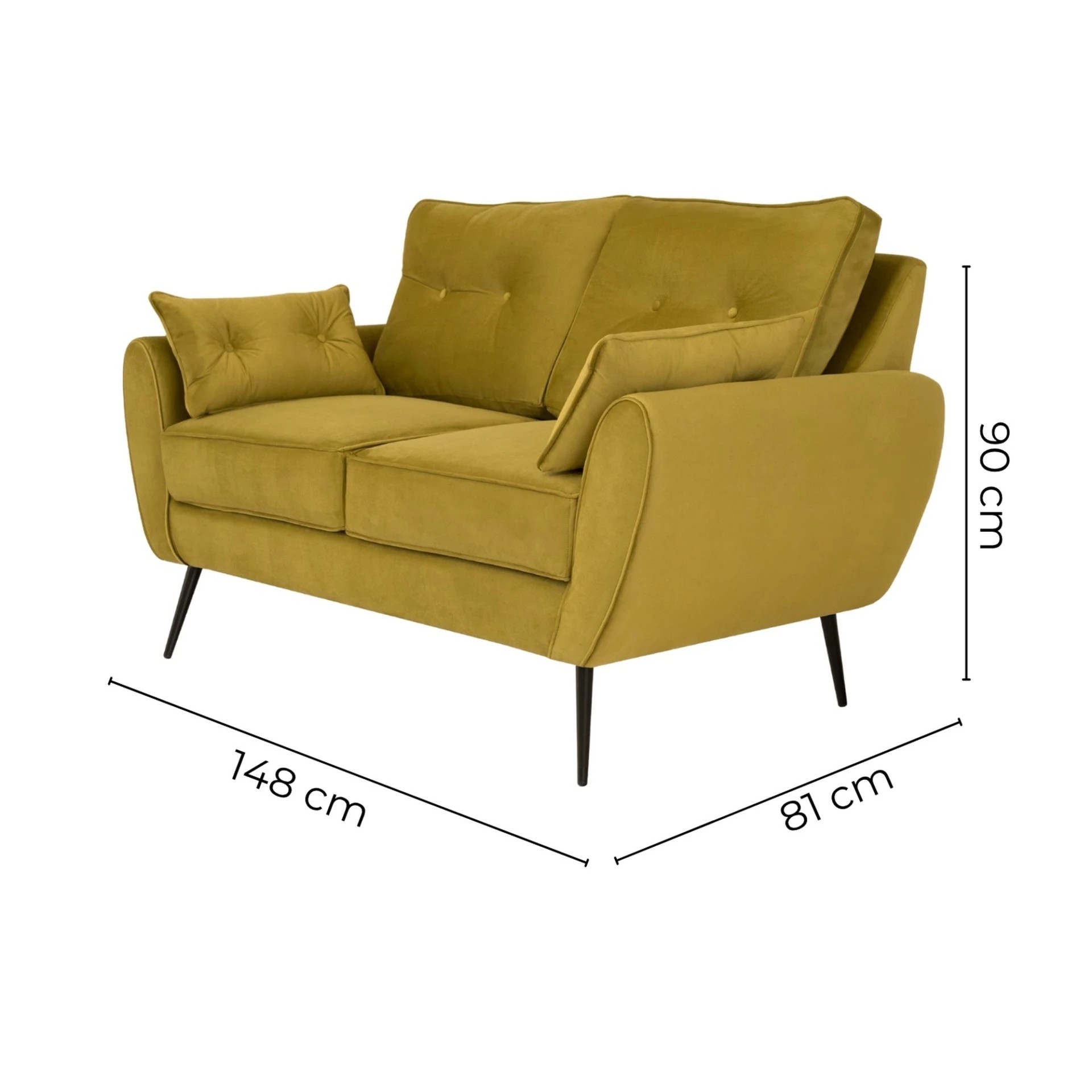 Love Seat Chris Verde Olivo Kessa image number null