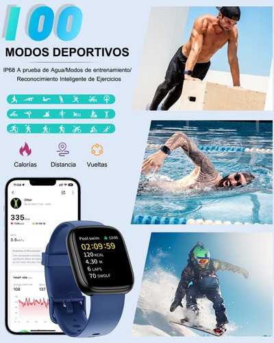 Reloj Inteligente Smartwatch Llamadas Bluetooth Para Alexa image number null