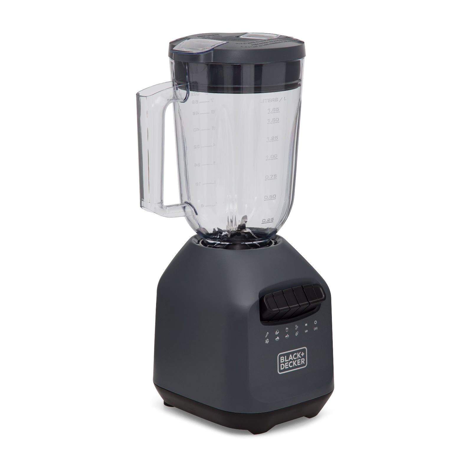 Licuadora Black+Decker IceCrush Vaso de Pl&aacute;stico 1.65 Litros Gris BL2209PB-LA image number null