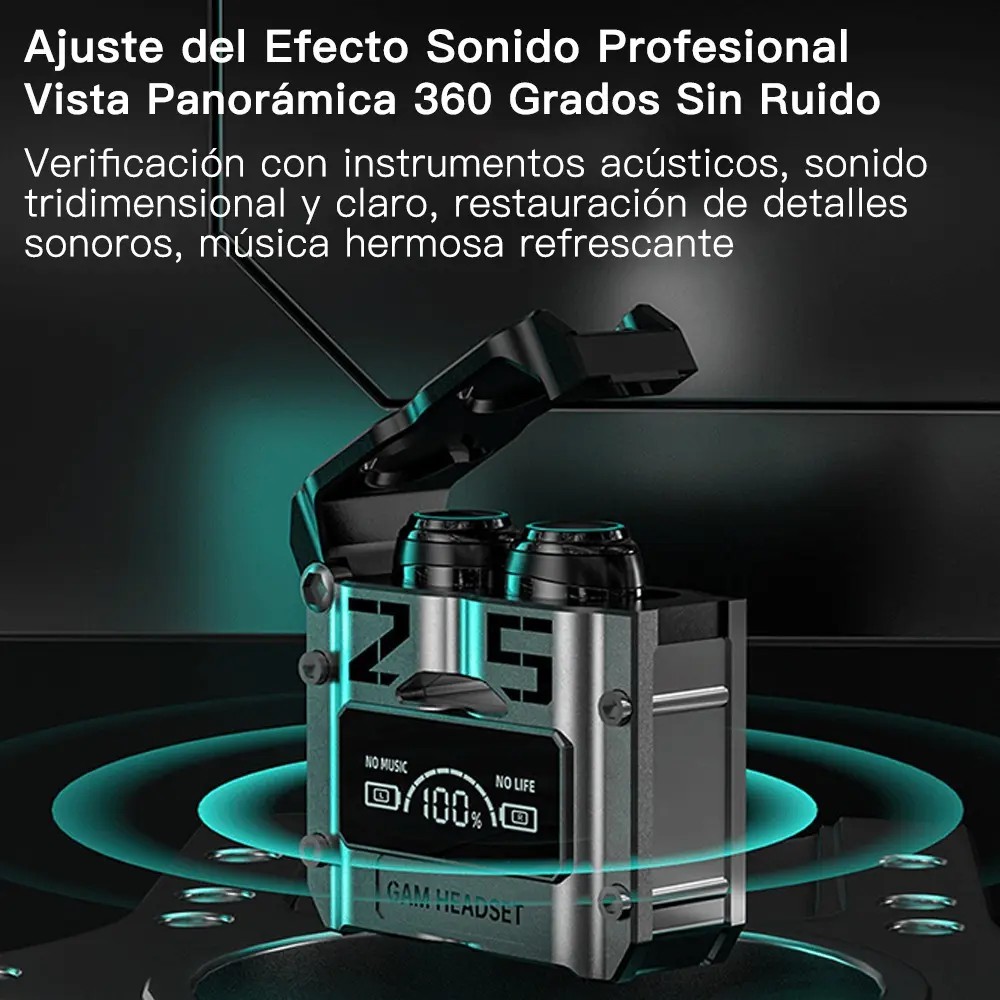 OFERTA 30 UNIDADES Aud&iacute;fonos Bluetooth 5.3 Tws Gamer Baja Latencia Auriculares image number null