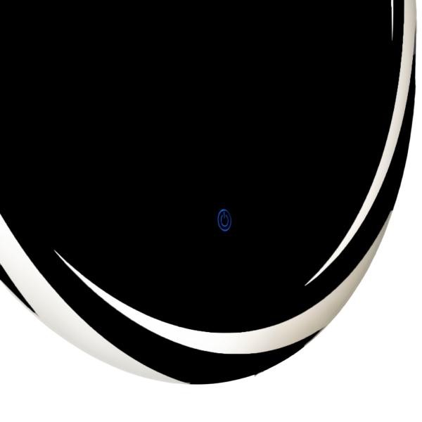 Espejo de Pared Redondo Tulum con Luz LED Decorativa para Ba&ntilde;o o Rec&aacute;mara image number null