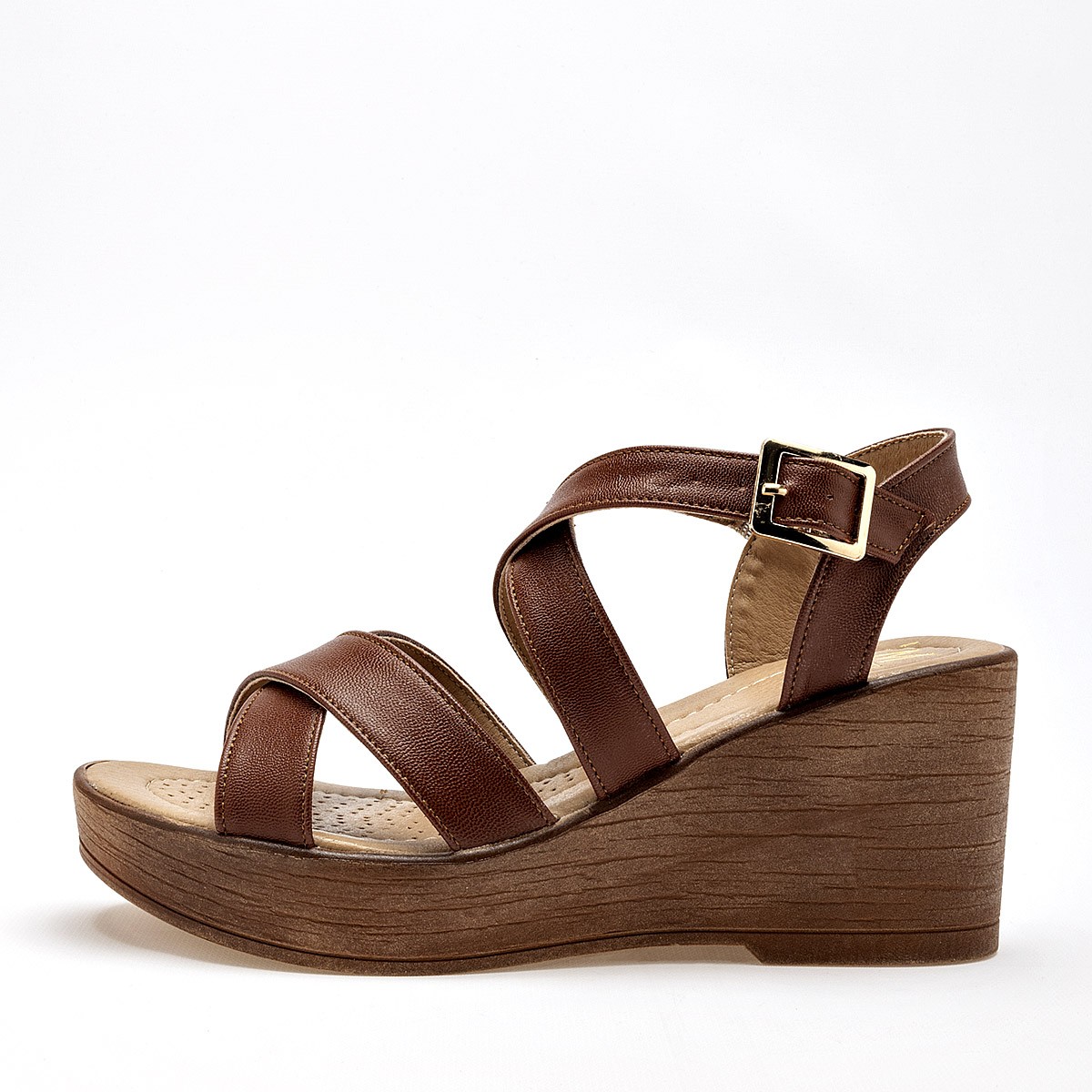SANDALIA PLATAFORMA 7 CM MAXIM PARA MUJER COLOR CAMEL 792 image number null
