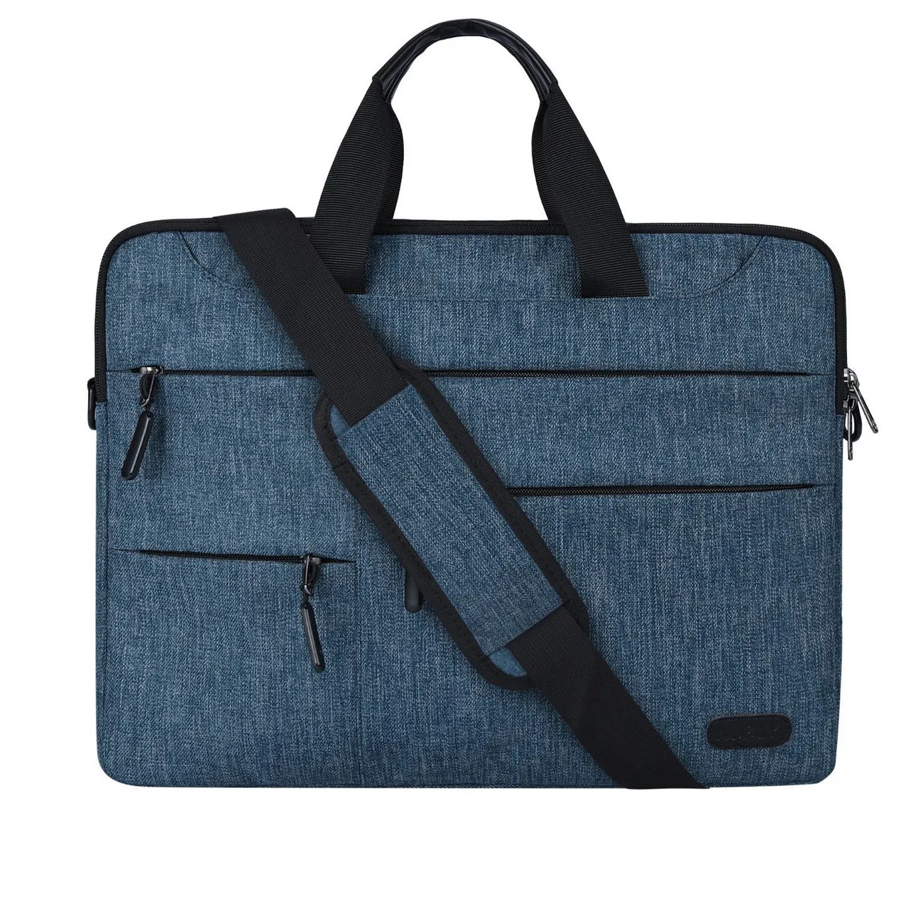 Bolsa Malet&iacute;n Para Port&aacute;til De 15.6'' Azul con Grisaceo image number null