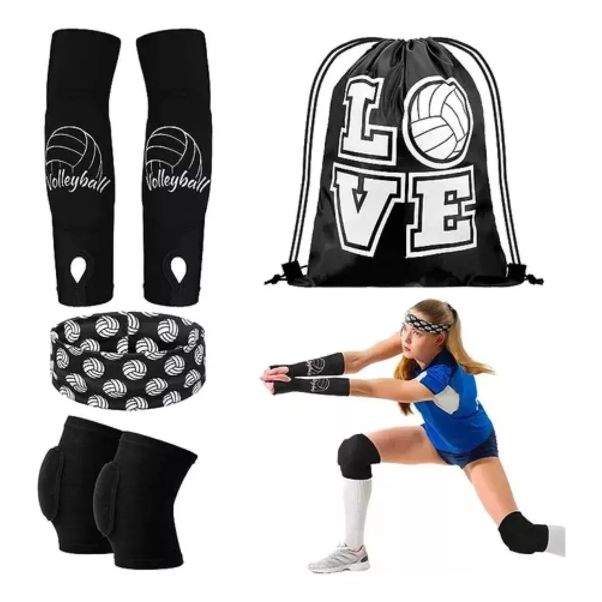 Accesorios De Voleibol, 4 Uds. Talla Mediana. image number null