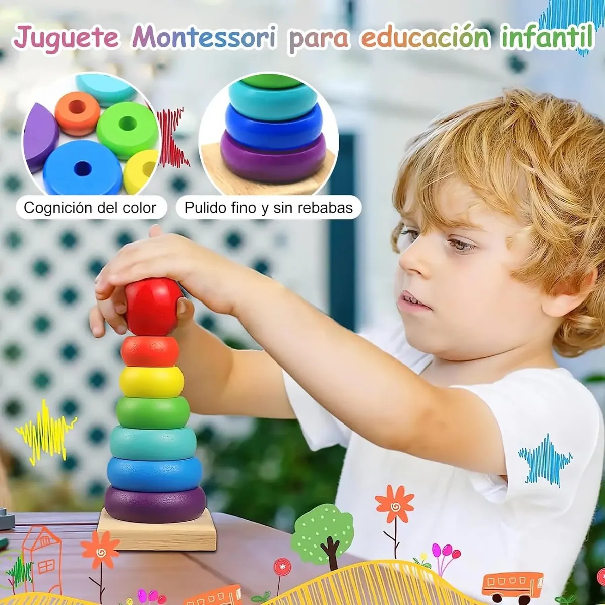 Juguetes Infantiles Estimulaci&oacute;n Temprana 5 Piezas image number null