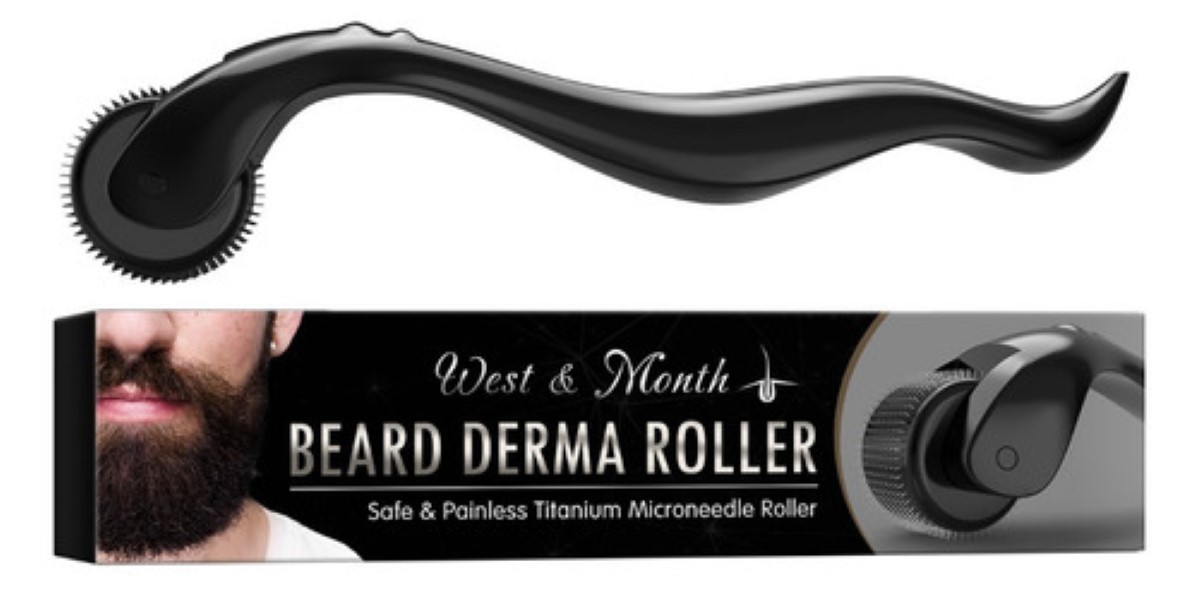 Derma Roller 0.5 Mm Para Barba Y Facial Cabello negro image number null