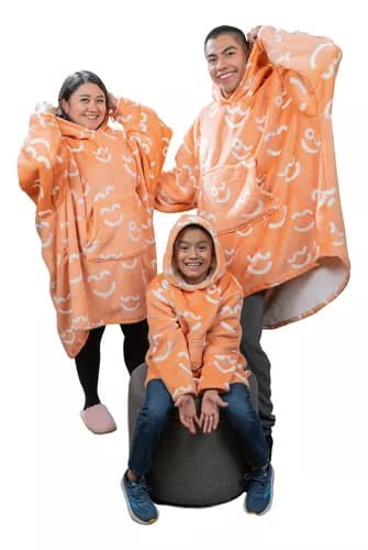 Coomfi - Maxi Hoodie, Sudadera Para Dormir Unitalla Infantil Naranja image number null