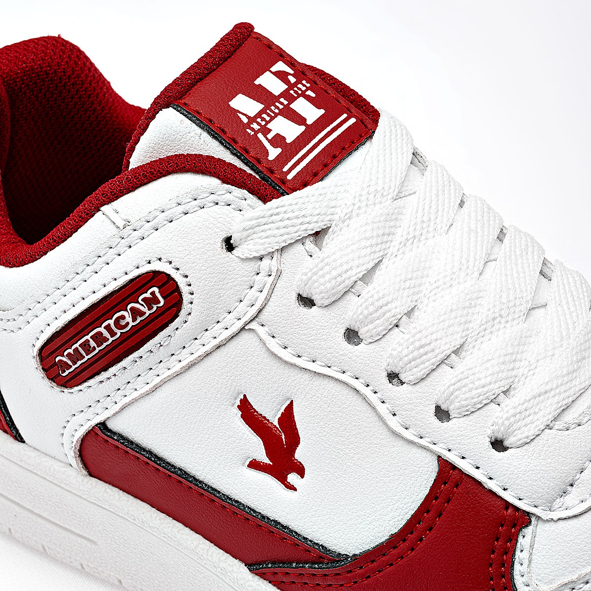 TENIS URBANO American Fire NI&Ntilde;O EN COLOR BLANCO ROJO 7151 image number null