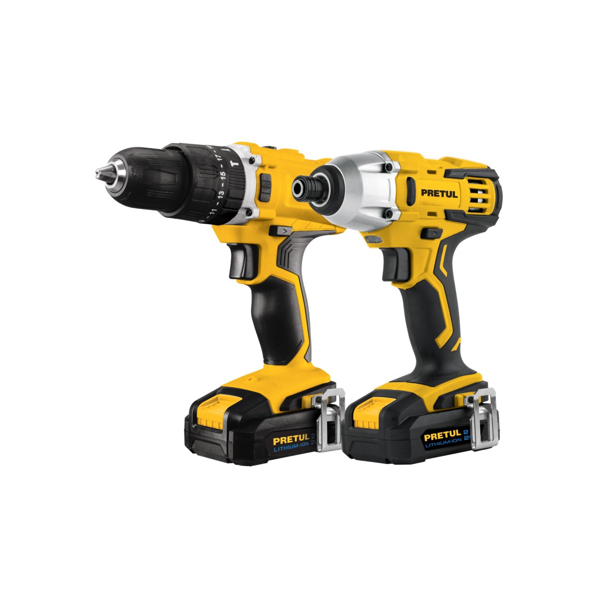 Combo Truper Rotomartillo + Destornillador Impacto Inal. 20V, Pretul ENDY10. image number null