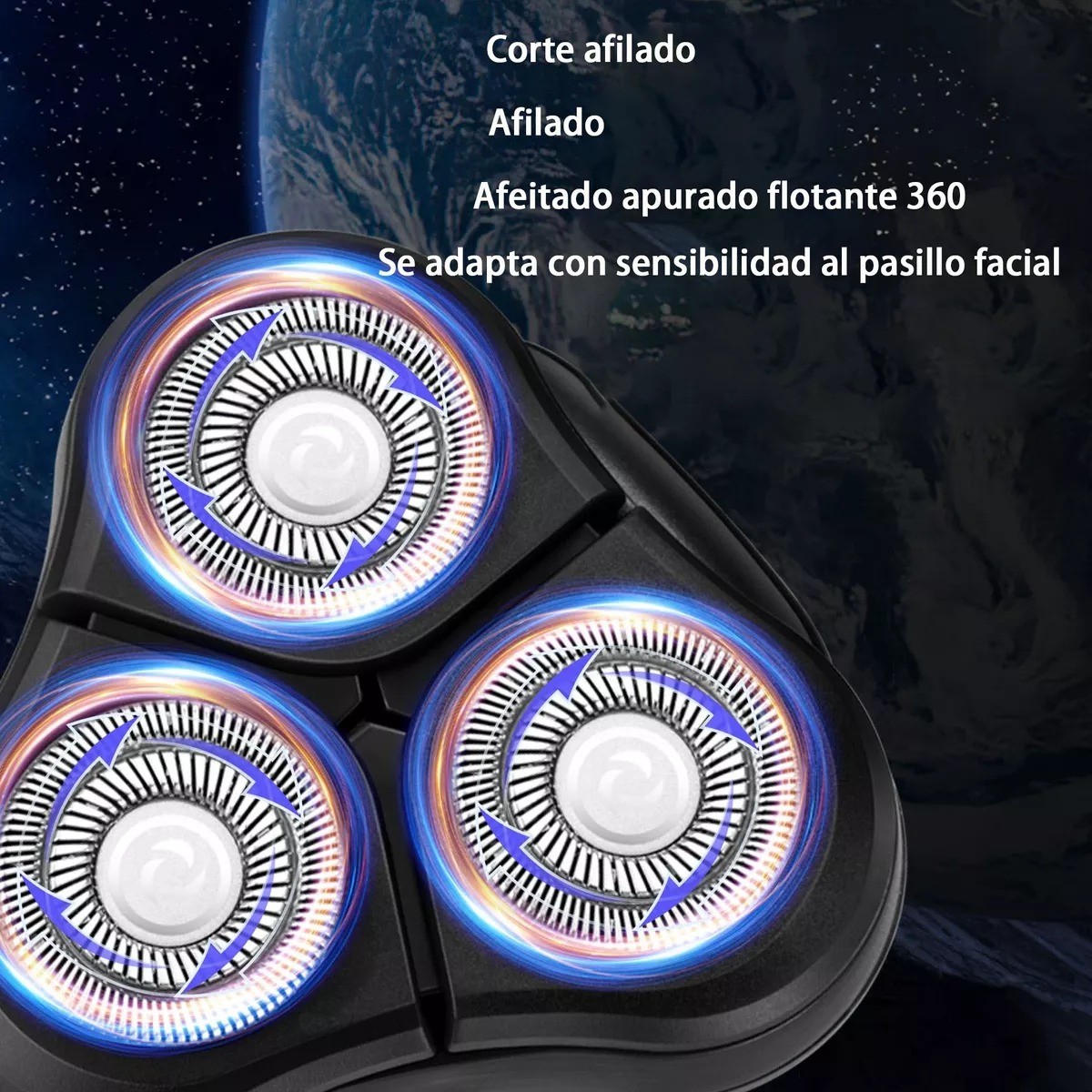 4 En 1 Afeitadora Electrica Rasuradora Barba Recargable Kit image number null