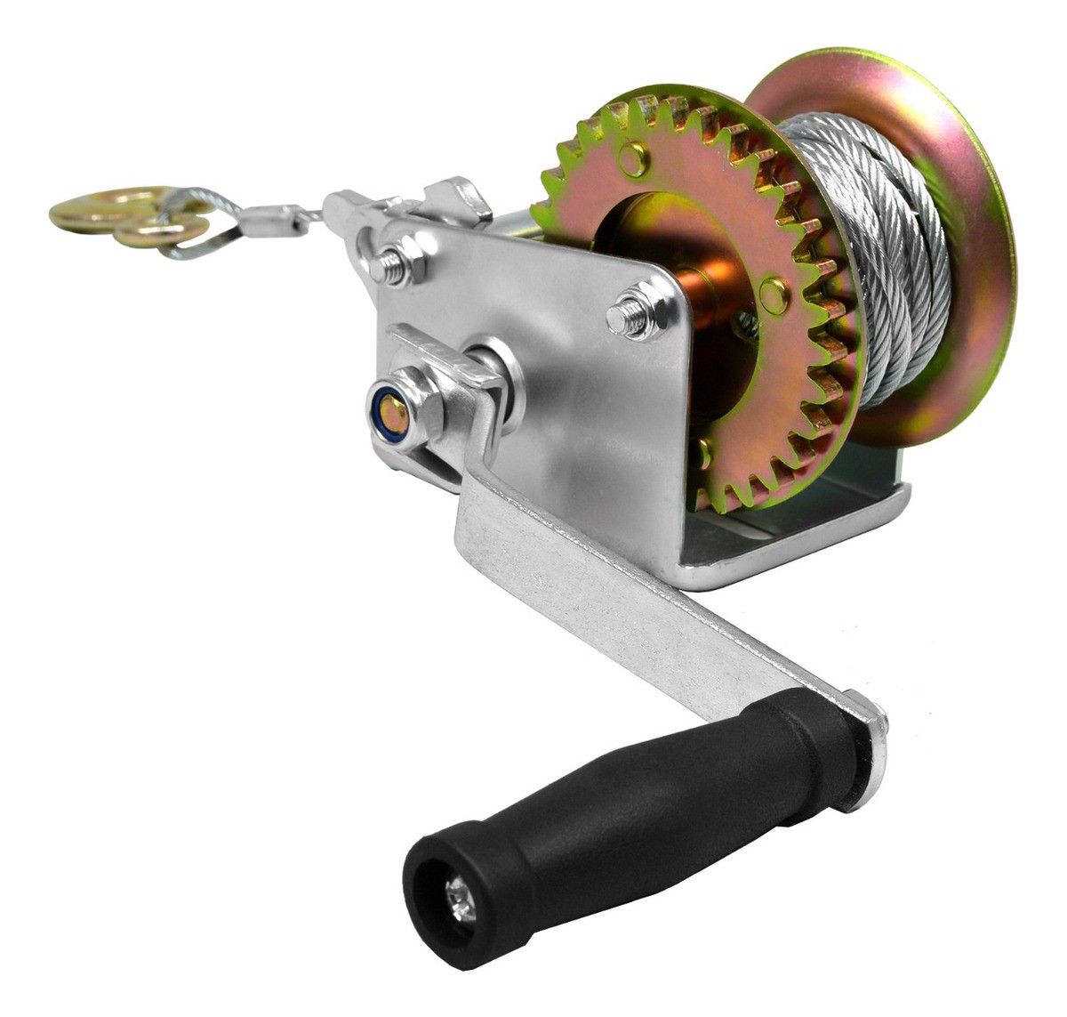 Malacate Winch Manual 661 Lb 300 Kg Cable Acero 650 Cm image number null