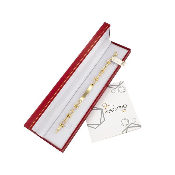 ESCLAVA TIFFANY VARIADO 19.5 CM CALIBRE 7 MM ORO DORADO 14 KILATES image number null