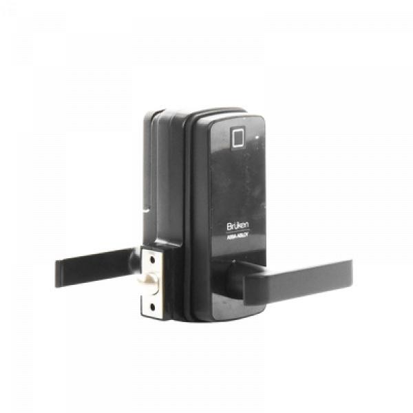 Cerrojo Electr&oacute;nico BRUKEN ASSA ABLOY BRK3551 con Manija, Lector de Huella y Tarjeta para Puerta de Vidrio image number null