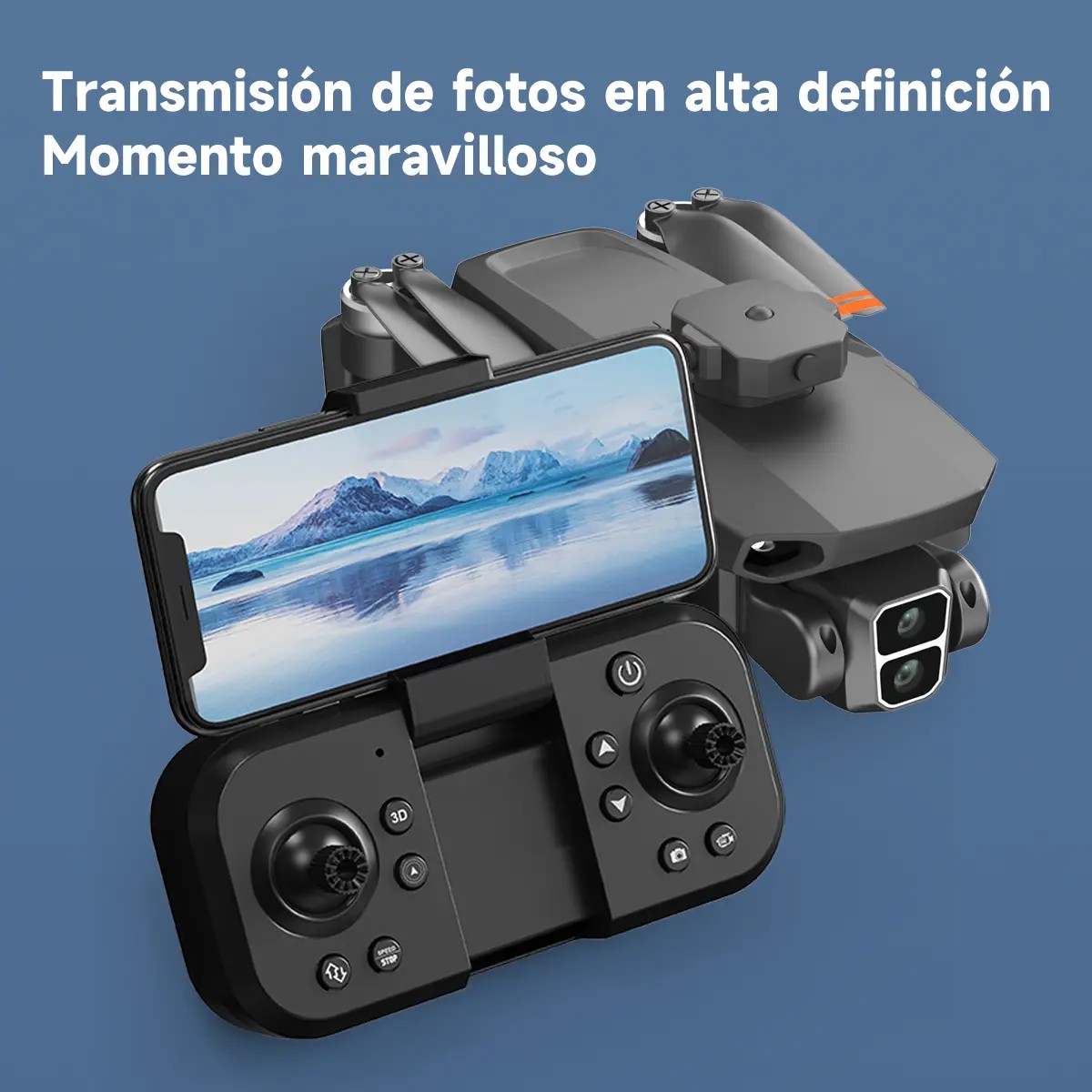 Dron A Control Remoto L106 Con C&aacute;mara 8k Hd, 2 Bater&iacute;as image number null